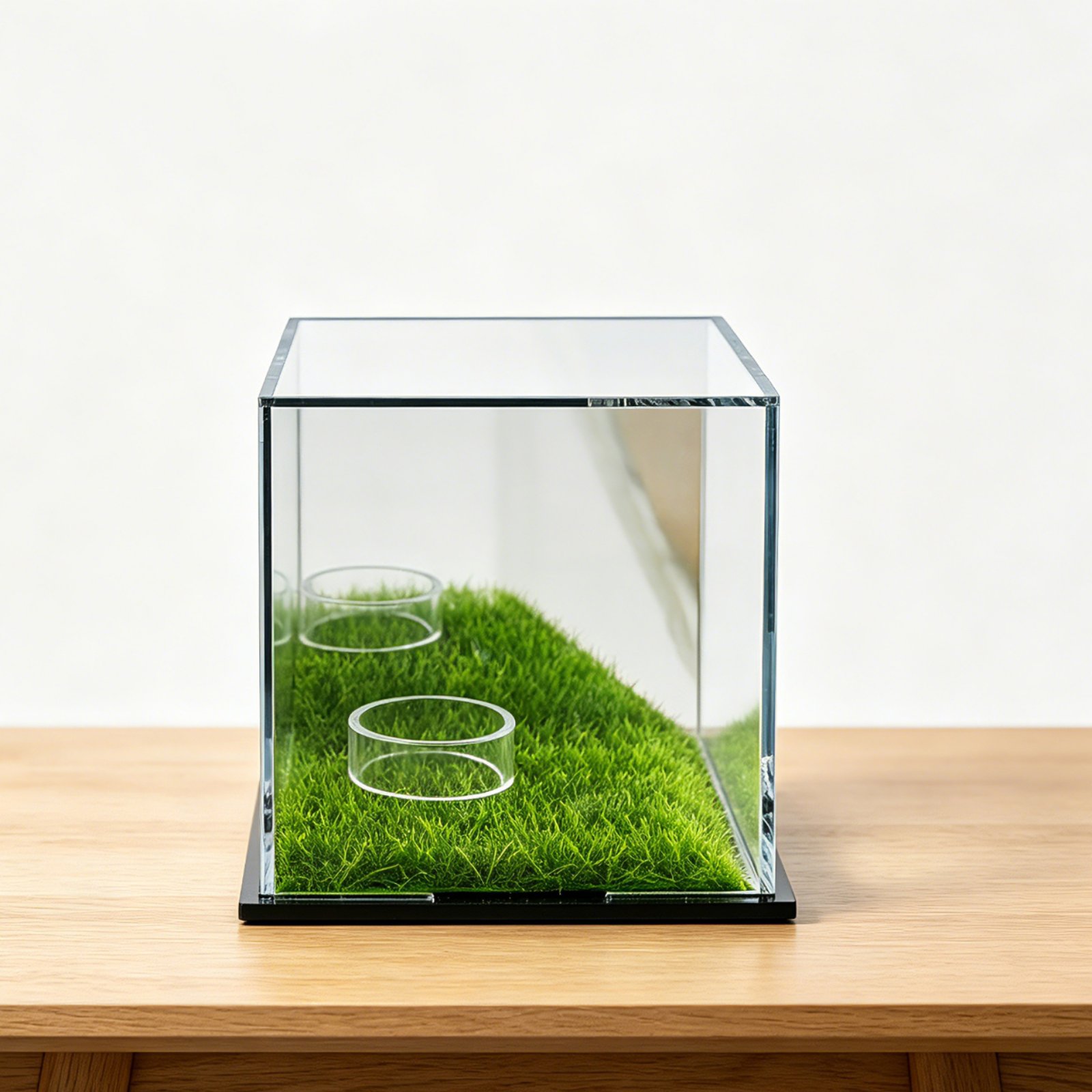 Display Case Acrylic - Mirror Back Display Case Removable Design