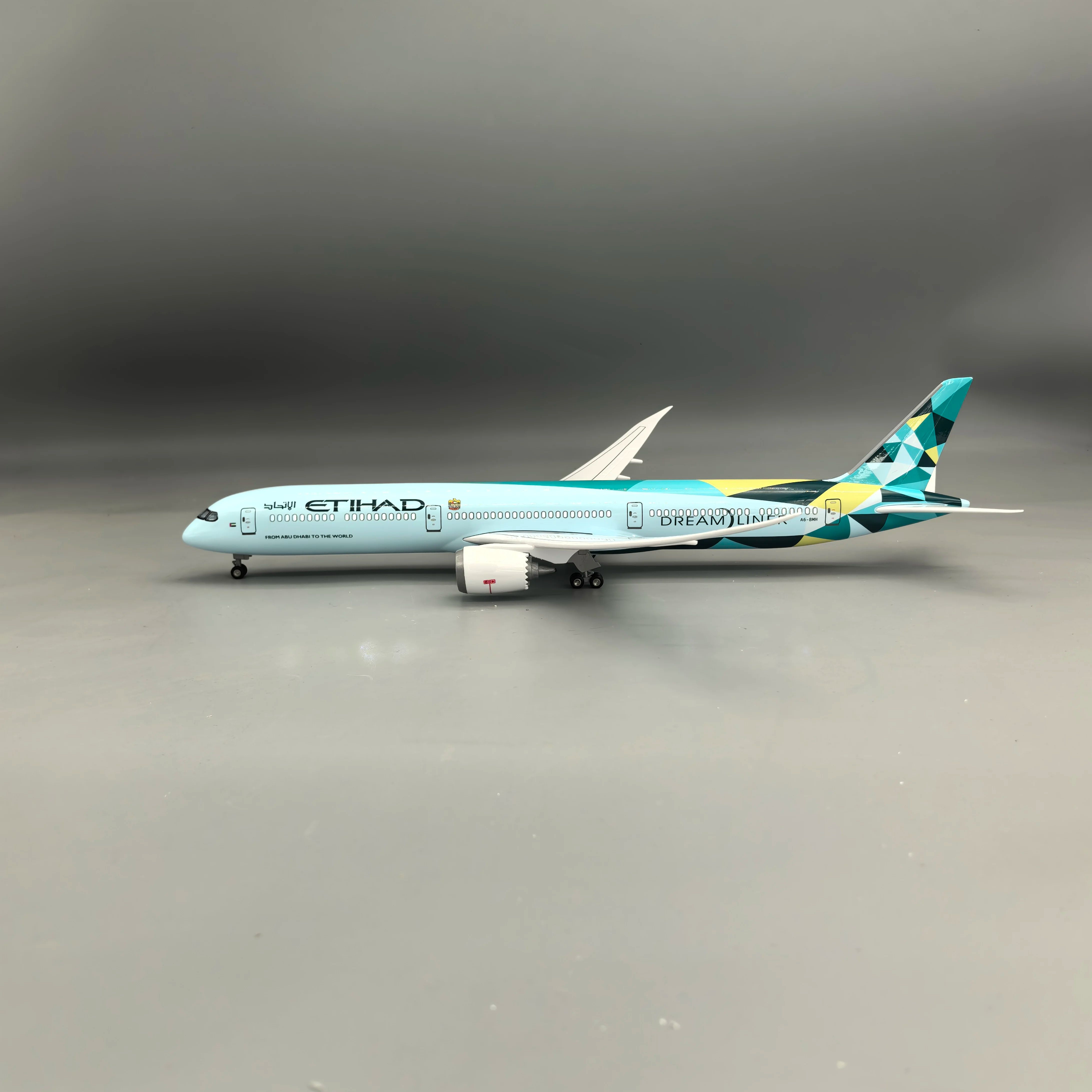 1/145 Scale Aircraft Etihad B7 - Model Airplane Plastic ulasan dan harga