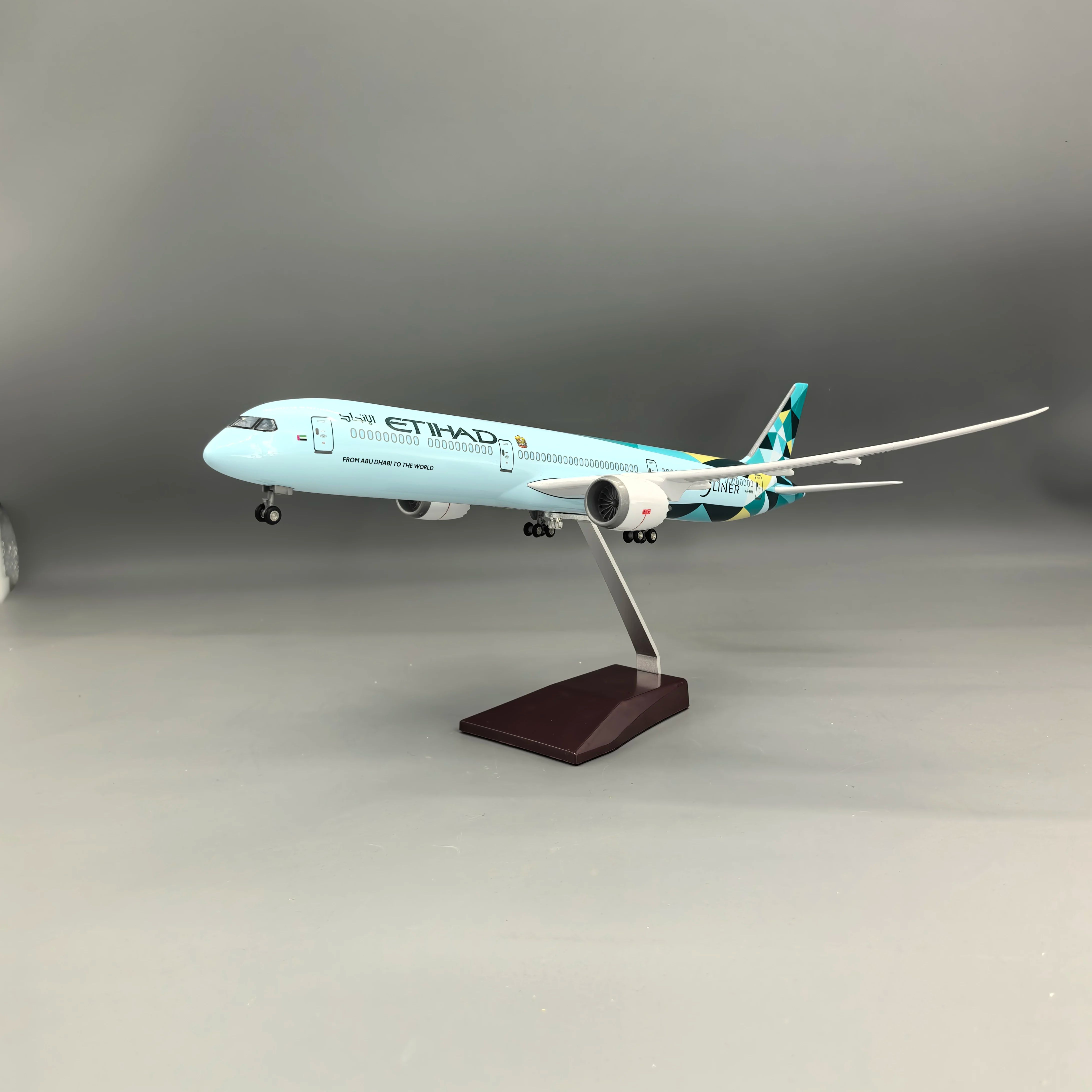 1/145 Scale Aircraft Etihad B7 - Model Airplane Plastic ulasan dan harga