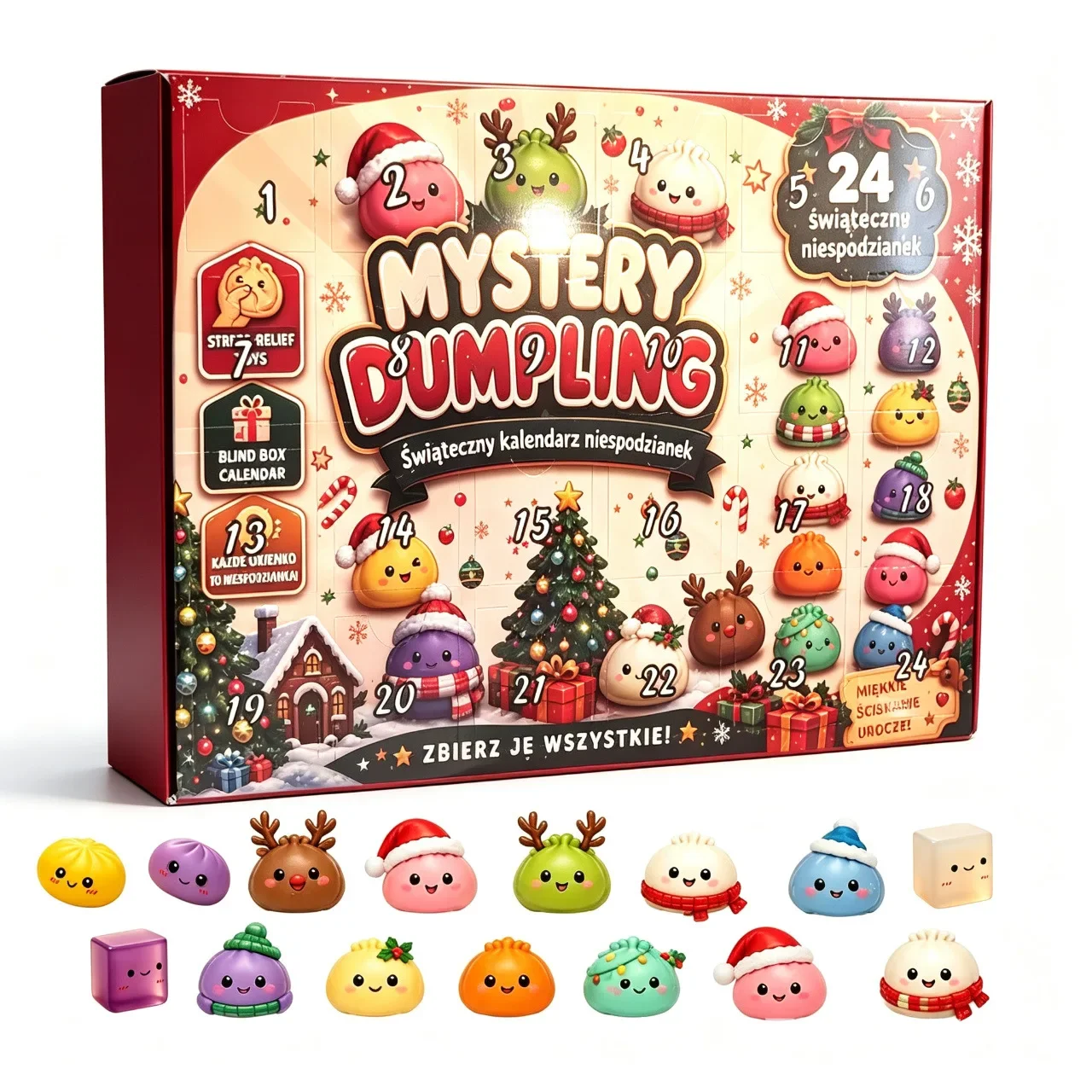 24 PCS Christmas Advent Calend - Mystery Box Blind Bag ulasan dan harga