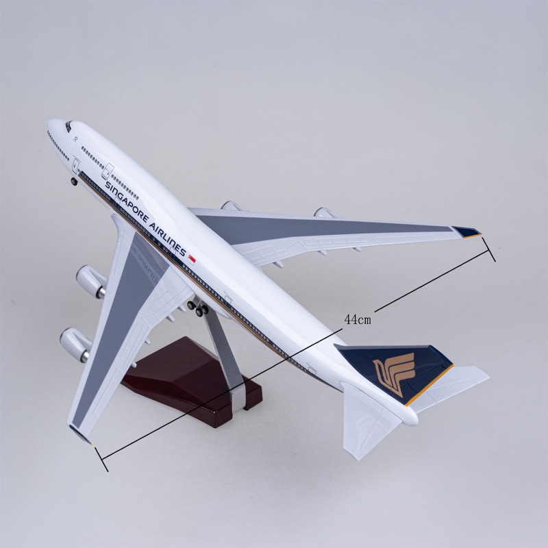 47CM diecast airplanes Singapo - Model Airplane Plastic ulasan dan harga