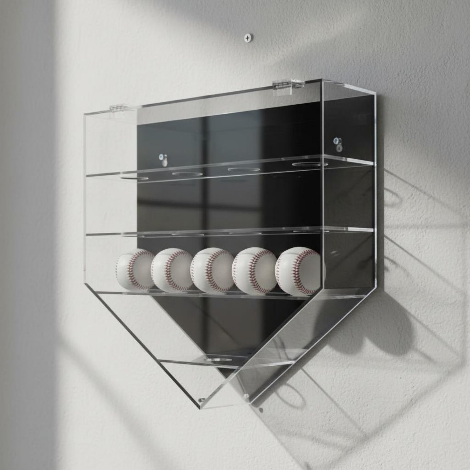 Baseball Display Case Transpar - Display Case Acrylic ulasan dan harga