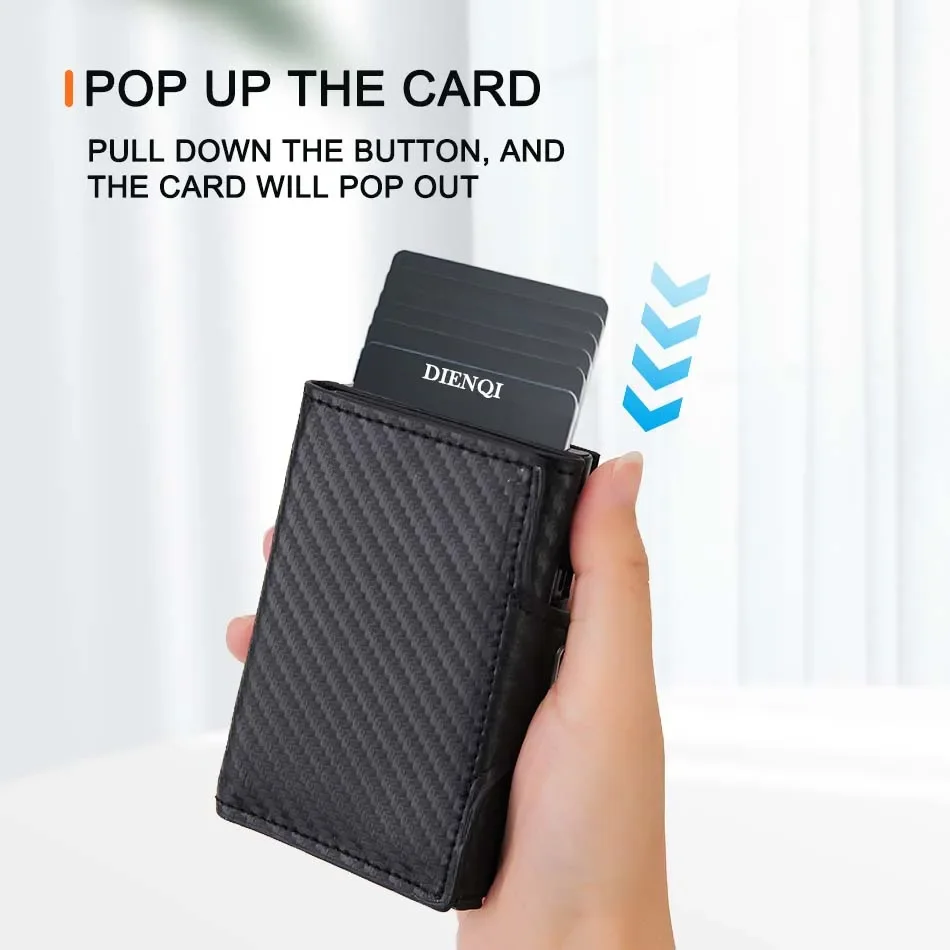 RFID Blocking Pop Up  Wallet f - Card Top Loader ulasan dan harga