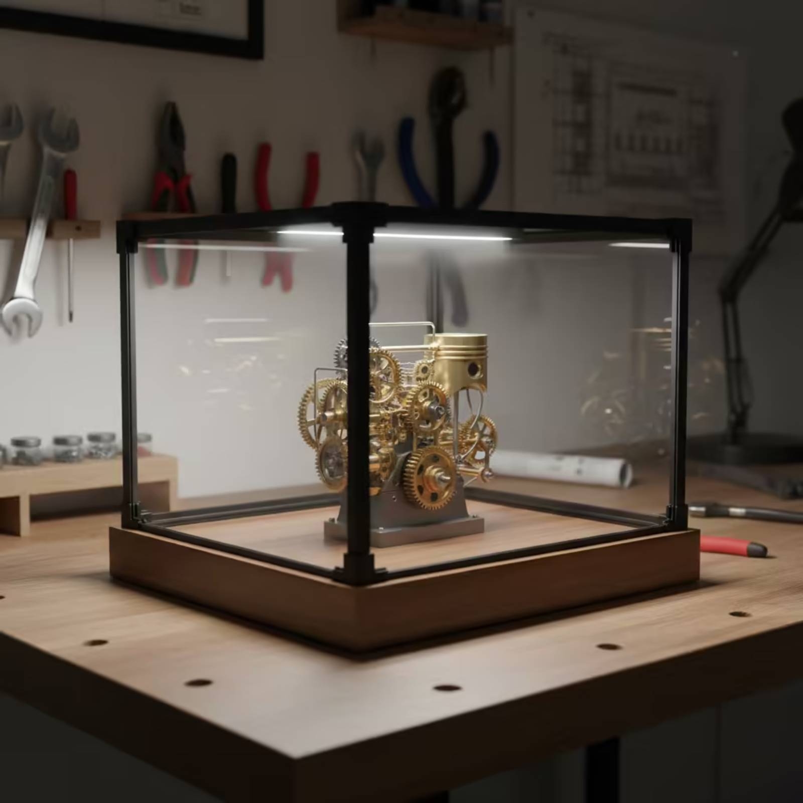 Acrylic Display Case with Meta - Display Case Acrylic ulasan dan harga