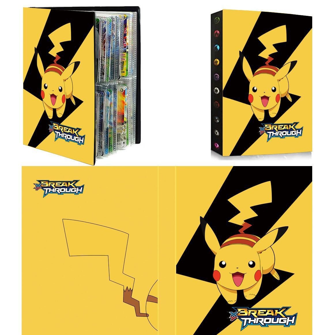 240PCS Cartoon Album Card Book - Pokemon Binder Card ulasan dan harga