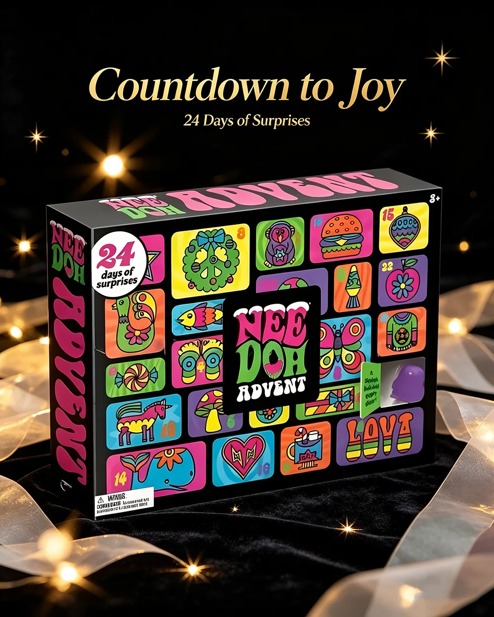 2026 NeeDoh Advent Calendar Gi - Mystery Box Blind Bag ulasan dan harga