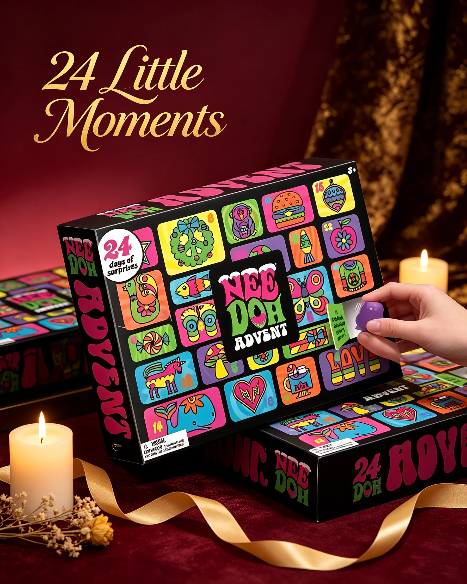 2026 NeeDoh Advent Calendar Gi - Mystery Box Blind Bag ulasan dan harga