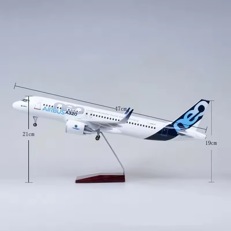 1:80 Scale 47 Cm Model Airbus  - Model Airplane Plastic ulasan dan harga