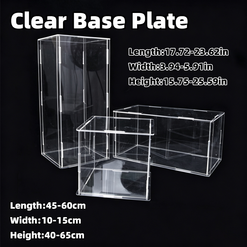 Self-assembly Full Clear Acryl - Display Case Acrylic ulasan dan harga