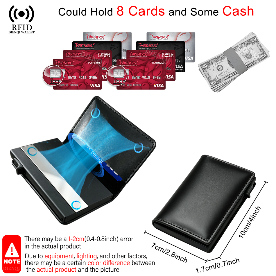 Rfid Credit Card Holder Luxury - Card Top Loader ulasan dan harga