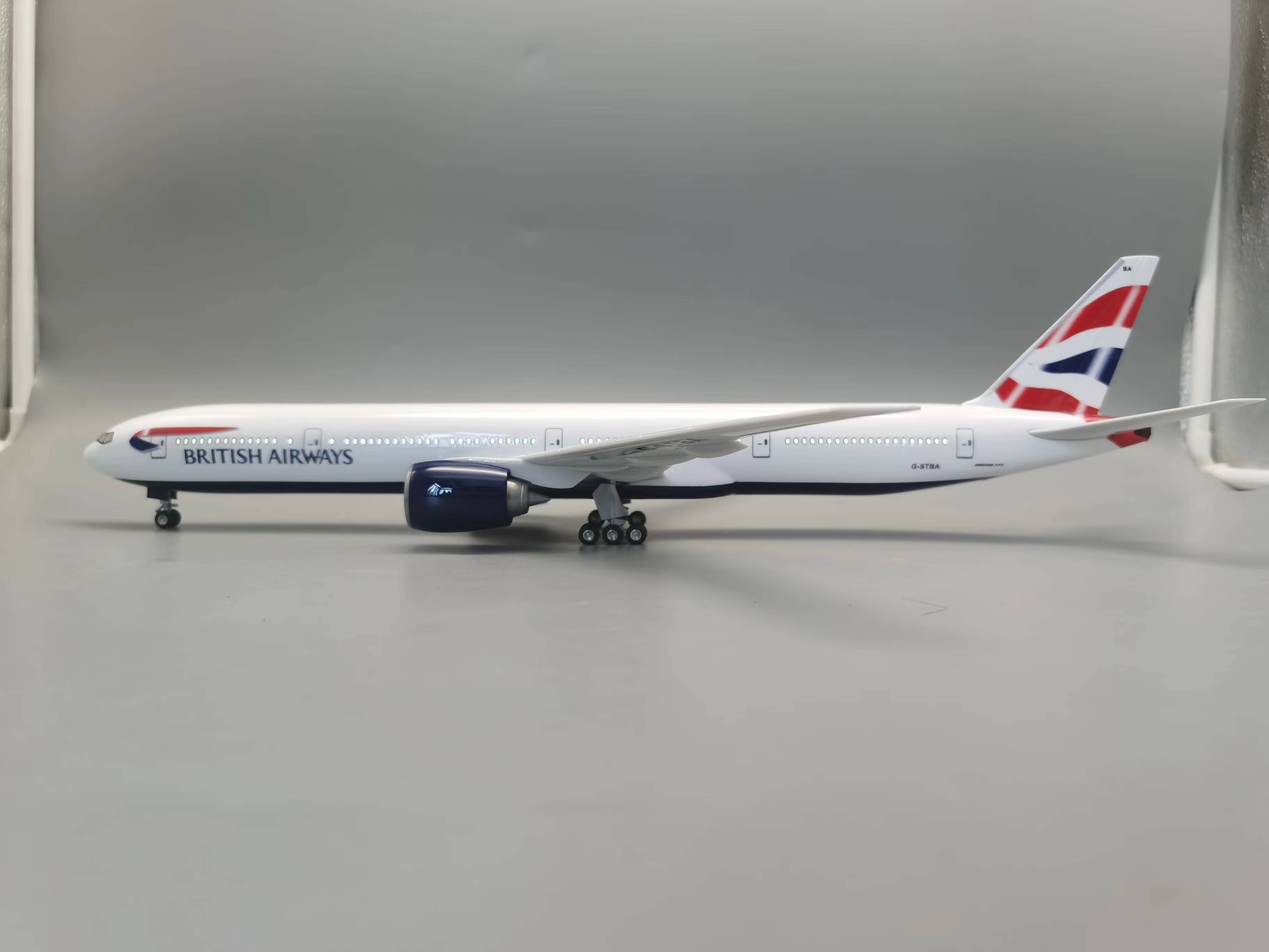 47cm Aircraft Diecast 777 Brit - Model Airplane Plastic ulasan dan harga